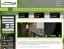 Tablet Screenshot of nelly-immobilier.fr